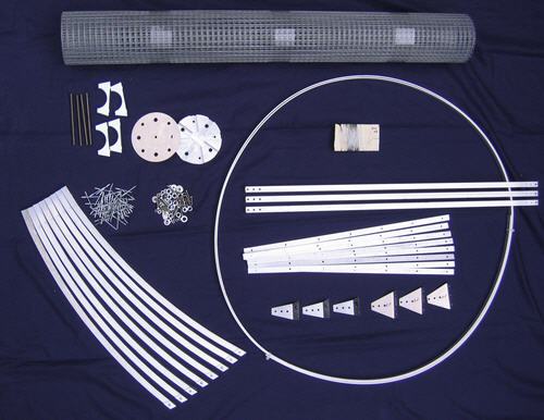 1.2 Meter MESH DISH KIT, with all parts