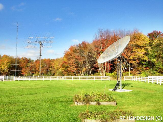 4.5 Meter Dish mounted at a SPID BIGRAS/HR rotor and BR-03 clamp