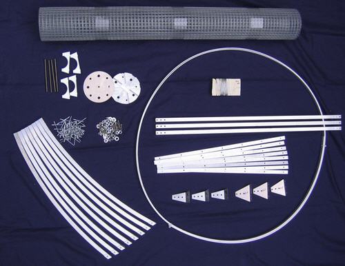 MESH DISH KIT, all parts